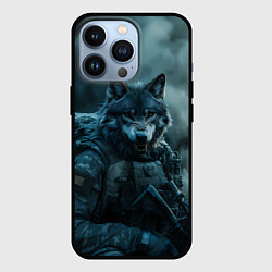Чехол iPhone 13 Pro Волк солдат