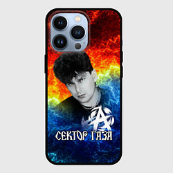 Чехол для iPhone 13 Pro Сектор газа Юрий Хой, цвет: 3D-черный