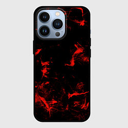Чехол iPhone 13 Pro Color red black