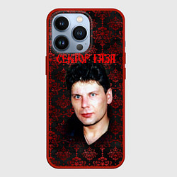 Чехол iPhone 13 Pro Сектор газа красные узоры