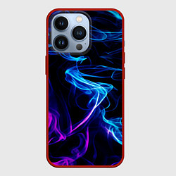 Чехол для iPhone 13 Pro Color blue pink, цвет: 3D-красный