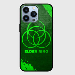 Чехол iPhone 13 Pro Elden Ring - green gradient