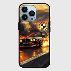 Чехол iPhone 13 Pro ВМБ в огне на скорости