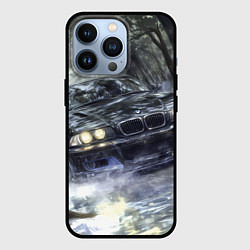 Чехол iPhone 13 Pro БМВ брызги из под колес
