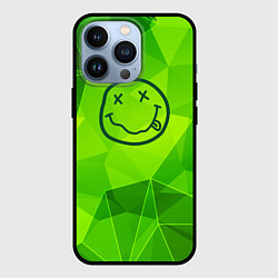 Чехол iPhone 13 Pro Nirvana green poly