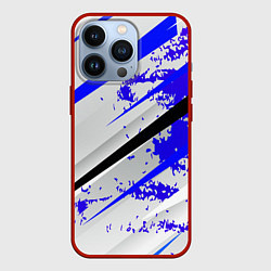 Чехол iPhone 13 Pro Color white blue