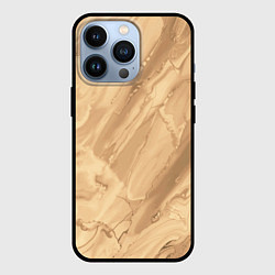 Чехол iPhone 13 Pro Бежевая текстура каменная мрамор