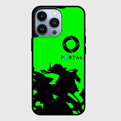 Чехол iPhone 13 Pro Portal черный дым