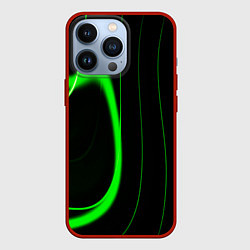 Чехол iPhone 13 Pro Color green light green black