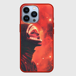 Чехол iPhone 13 Pro Девушка в космосе в костюме чужого