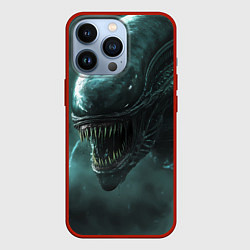 Чехол для iPhone 13 Pro Чужой в космосе, цвет: 3D-красный