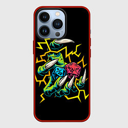 Чехол iPhone 13 Pro Dragons Paw and Cubes