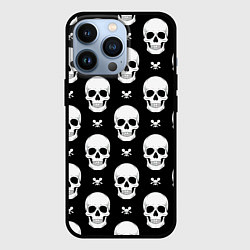 Чехол iPhone 13 Pro Черепной фон
