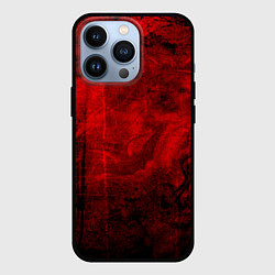 Чехол iPhone 13 Pro Абстракция - red trash darkness