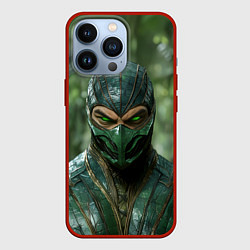 Чехол iPhone 13 Pro Рептилия с зелеными глазами