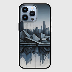 Чехол iPhone 13 Pro Небоскребы и скалы