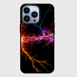 Чехол iPhone 13 Pro Две неоновые вспышки