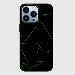 Чехол iPhone 13 Pro Color green line