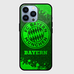 Чехол iPhone 13 Pro Bayern - green gradient