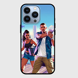 Чехол iPhone 13 Pro GTA 6 главные герои