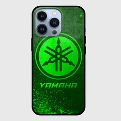 Чехол iPhone 13 Pro Yamaha - green gradient