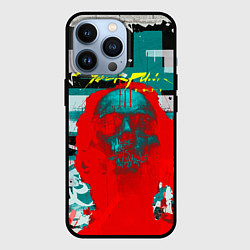 Чехол iPhone 13 Pro Cyberpunk 2077 гранж