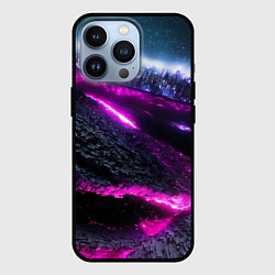 Чехол iPhone 13 Pro Фентази город неон