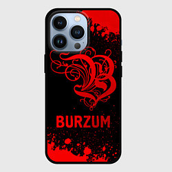 Чехол iPhone 13 Pro Burzum - red gradient
