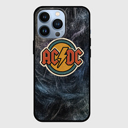 Чехол iPhone 13 Pro ACDC логотип олдскул