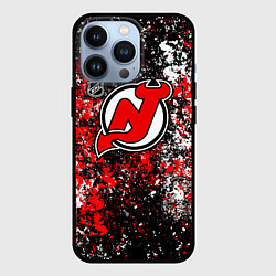 Чехол iPhone 13 Pro New Jersey Devils NHL black