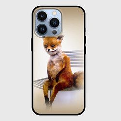 Чехол iPhone 13 Pro Уставший лис мем