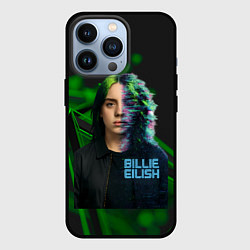 Чехол iPhone 13 Pro Билли Айлиш глитч стиль