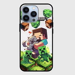Чехол iPhone 13 Pro World of minecraft