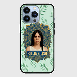 Чехол iPhone 13 Pro Билли Айлиш рамка мандала