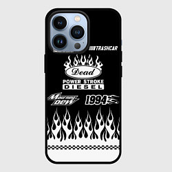 Чехол для iPhone 13 Pro Dead black - Bones, цвет: 3D-черный