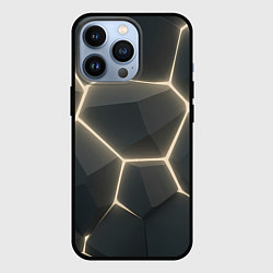 Чехол iPhone 13 Pro Объемные серые плиты