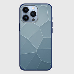 Чехол для iPhone 13 Pro Текстура из неровных плит, цвет: 3D-тёмно-синий