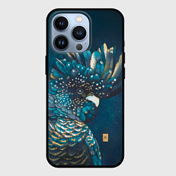 Чехол для iPhone 13 Pro Попугай акварельный - big picture, цвет: 3D-черный