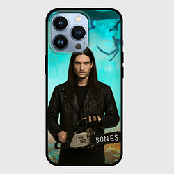 Чехол для iPhone 13 Pro Bones держит бензопилу, цвет: 3D-черный