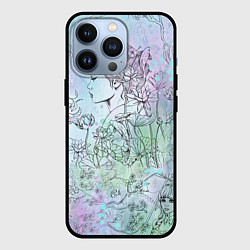 Чехол iPhone 13 Pro Скетч японские дорамы