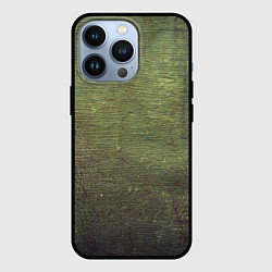Чехол iPhone 13 Pro Абстракция - old board painted with green paint