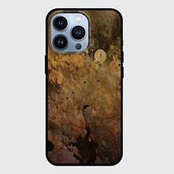 Чехол iPhone 13 Pro Абстракция - dark pink paint spill