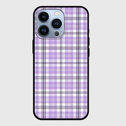Чехол iPhone 13 Pro Checkered light purple