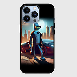 Чехол iPhone 13 Pro Бендер с пистолетом - Нью-Йоркская мафия