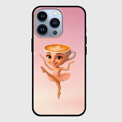 Чехол iPhone 13 Pro Балерина капучино ии мем