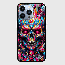 Чехол iPhone 13 Pro Art cyber skull - ai art fantasy
