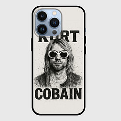 Чехол iPhone 13 Pro Kurt Cobain - grunge-art