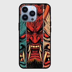 Чехол iPhone 13 Pro Demons Oni - neuroart