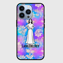 Чехол iPhone 13 Pro Lana Del Rey нарисованная черными линиями