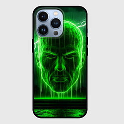 Чехол iPhone 13 Pro Неоновая голова
